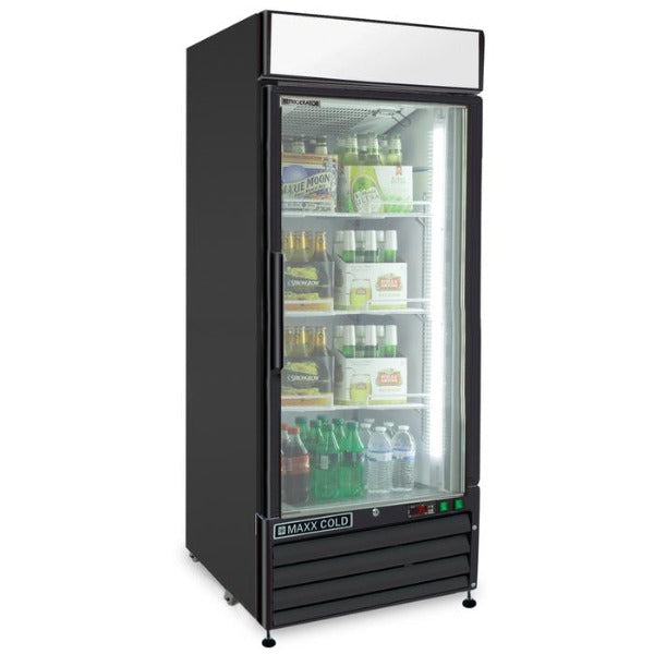 Maxx Cold MXM1-16RBHC Merchandiser Refrigerator, Free Standing