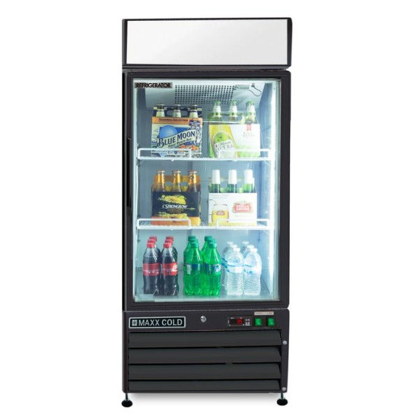 Maxx Cold MXM1-12RBHC Merchandiser Refrigerator, Free Standing