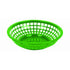 Thunder Group PLBK008G 8-Inch Green Round Basket - 12/Pack