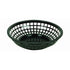 Thunder Group PLBK008K 8-Inch Black Round Basket - 12/Pack