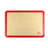 Thunder Group PLBM1216S 11 7/8" x 16 1/2" Rectangular Silicone Baking Mat, Fits 1/2 Sheet Pan