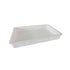 Thunder Group PLDB182603PP 18" x 26" x 3" White Polypropylene Pizza Dough Box