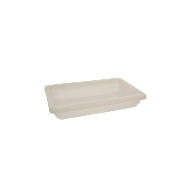 Thunder Group PLFB121803PP 12" x 18" x 3 1/2" White Polypropylene Food Storage Box