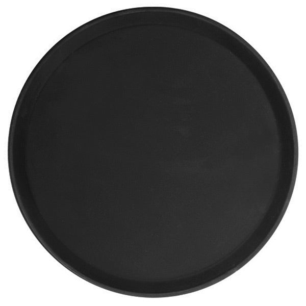 Thunder Group PLFT1400BK 14-Inch Fiberglass Black Color Round Servicing Tray