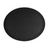 Thunder Group PLFT2700BK 22" x 27" Fiberglass Black Color Oval Servicing Tray