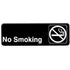 Thunder Group PLIS9311BK 9" x 3" Information Sign With Symbols, No Smoking