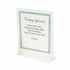 Thunder Group PLMH001 Acrylic 5 1/2" x 3 1/2" Table Card Holder