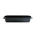 Thunder Group PLPA8124LBK Half Size Long 4" Deep, Polycarbonate Food Pan, Black