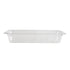 Thunder Group PLPA8124L Half Size Long 4" Deep, Polycarbonate Food Pan, Clear