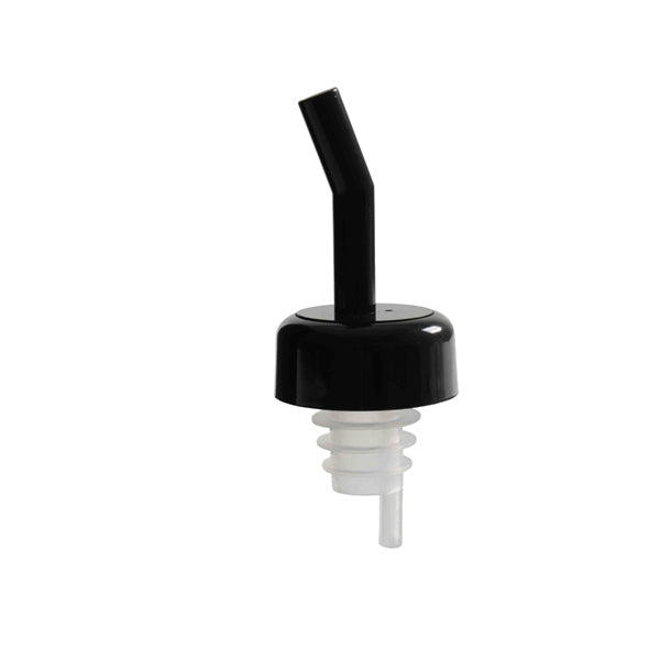 Thunder Group Flow Liquor Pourer with Black Collar - 12/Pack