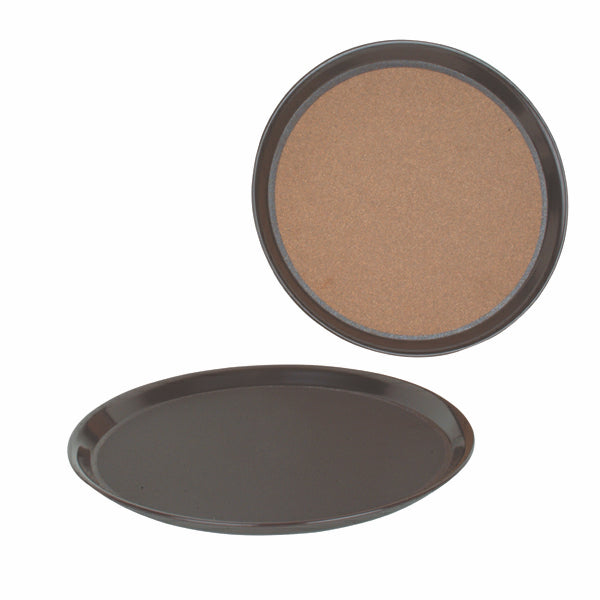 Thunder Group 16-Inch Round Anti-Slip Tray with Cork Surface