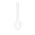 Thunder Group 11" Polycarbonate Serving Spoon, Perforated - 12/Pack