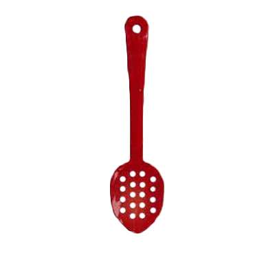 Thunder Group 13" Polycarbonate Serving Spoon, Perforated - 12/Pack