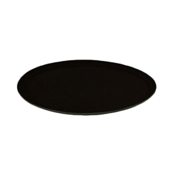 Thunder Group 22" x 27" Oval Anti-Slip Tray with Rubber Lined Surface