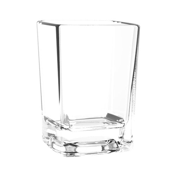 Thunder Group Heavy Base Polycarbonate Square Shot Glass