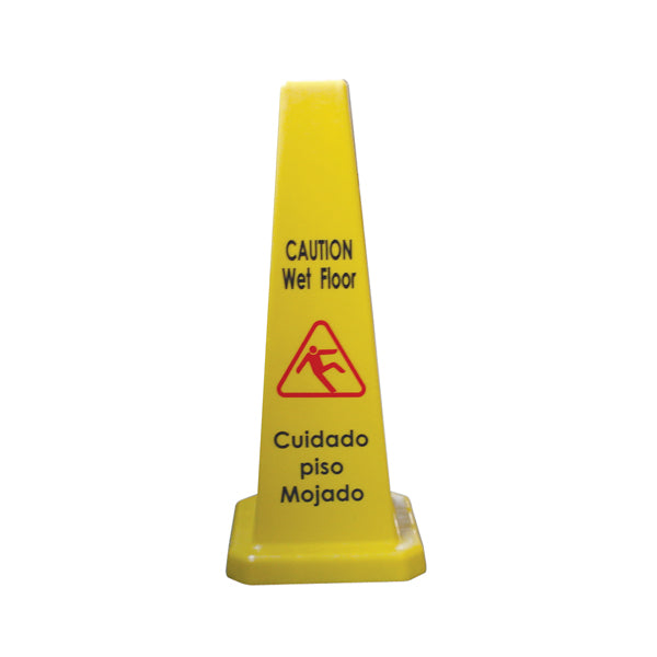 Thunder Group PLWFC027 27" Cone Shape Wet Floor Caution Sign