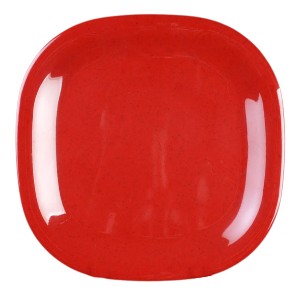 Thunder Group 8 1/4" x 8 1/4" Round Square Melamine Plate