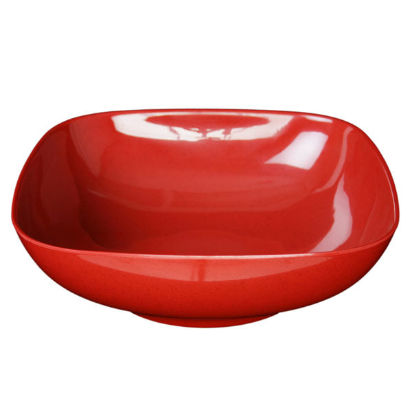 Thunder Group 128 oz. Round Square Melamine Bowl - 6/Pack