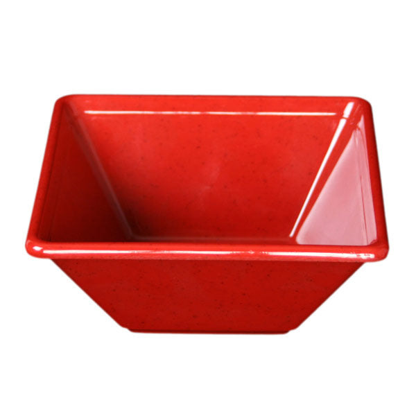 Thunder Group 4 3/4" x 4 3/4" Square 11 oz. Melamine Bowl