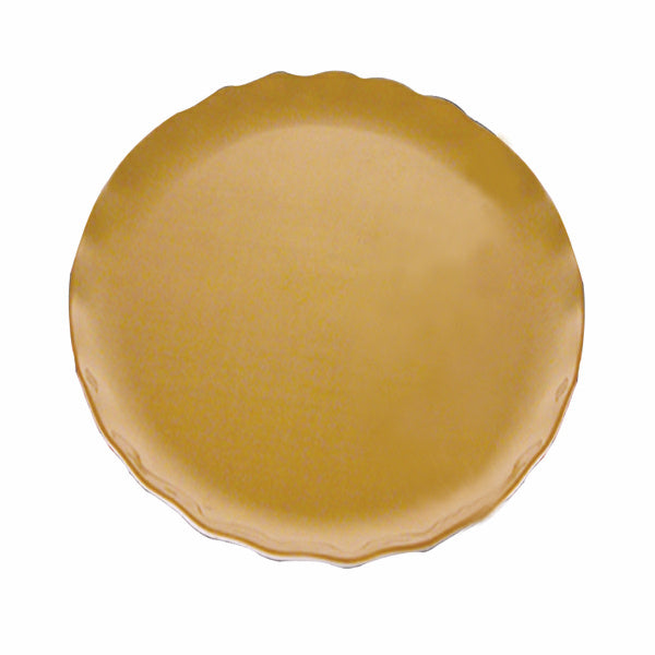 Thunder Group RF1006G Gold Pearl 8 1/8" Salad Melamine Plate