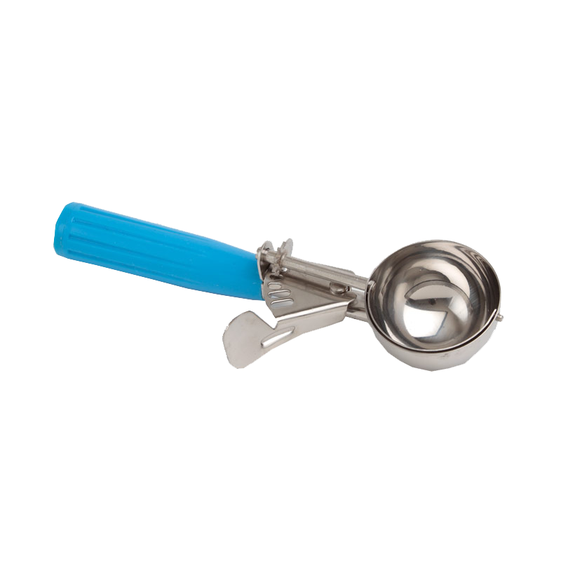 Royal Industries (ROY D 16) Ice Cream Server, 2 3/4 oz. 2 1/4" bowl, Blue Handle