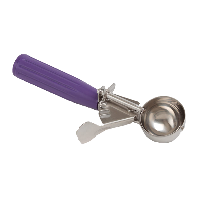 Royal Industries (ROY D 40) Ice Cream Server, 7/8 oz. 1 5/8" dia. bowl, Purple Handle