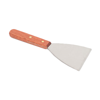 Royal Industries (ROY PANS 44) Scraper 4" Wide Stainless Steel Blade Wood Handle