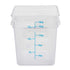 Royal Industries Clear Polycarbonate Square Storage Container