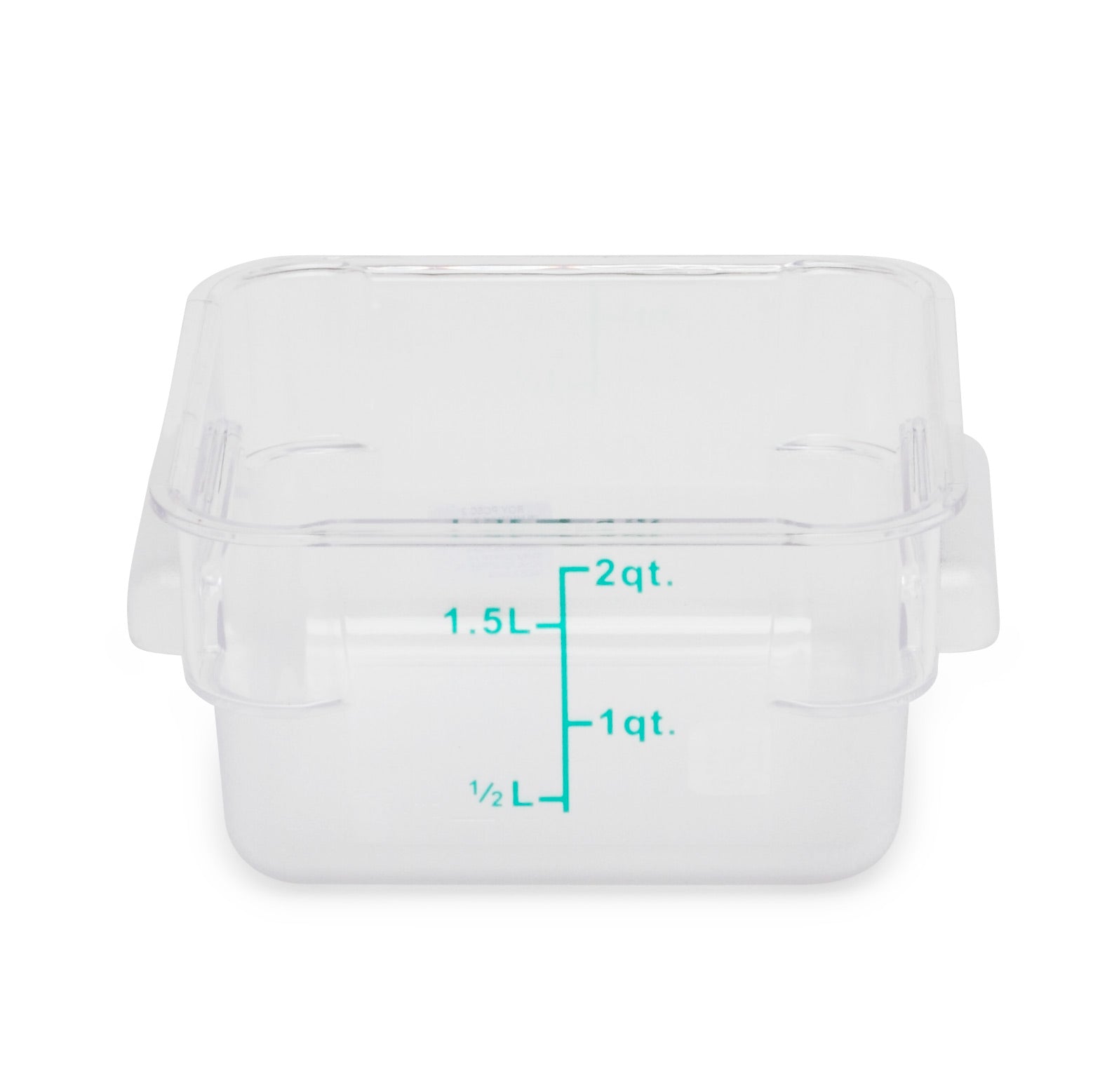 Royal Industries Clear Polycarbonate Square Storage Container