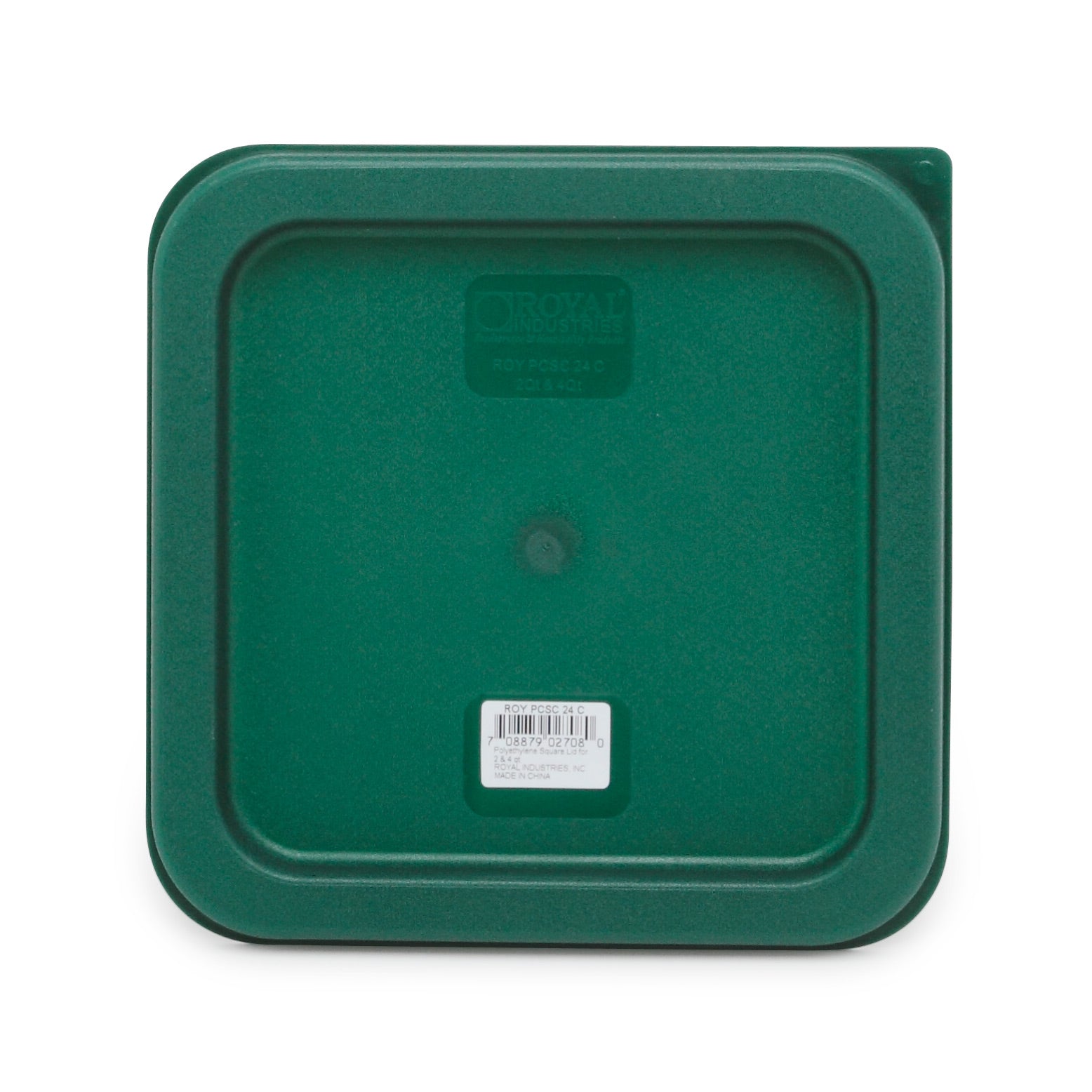 Royal Industries Polyethylene Square Lids