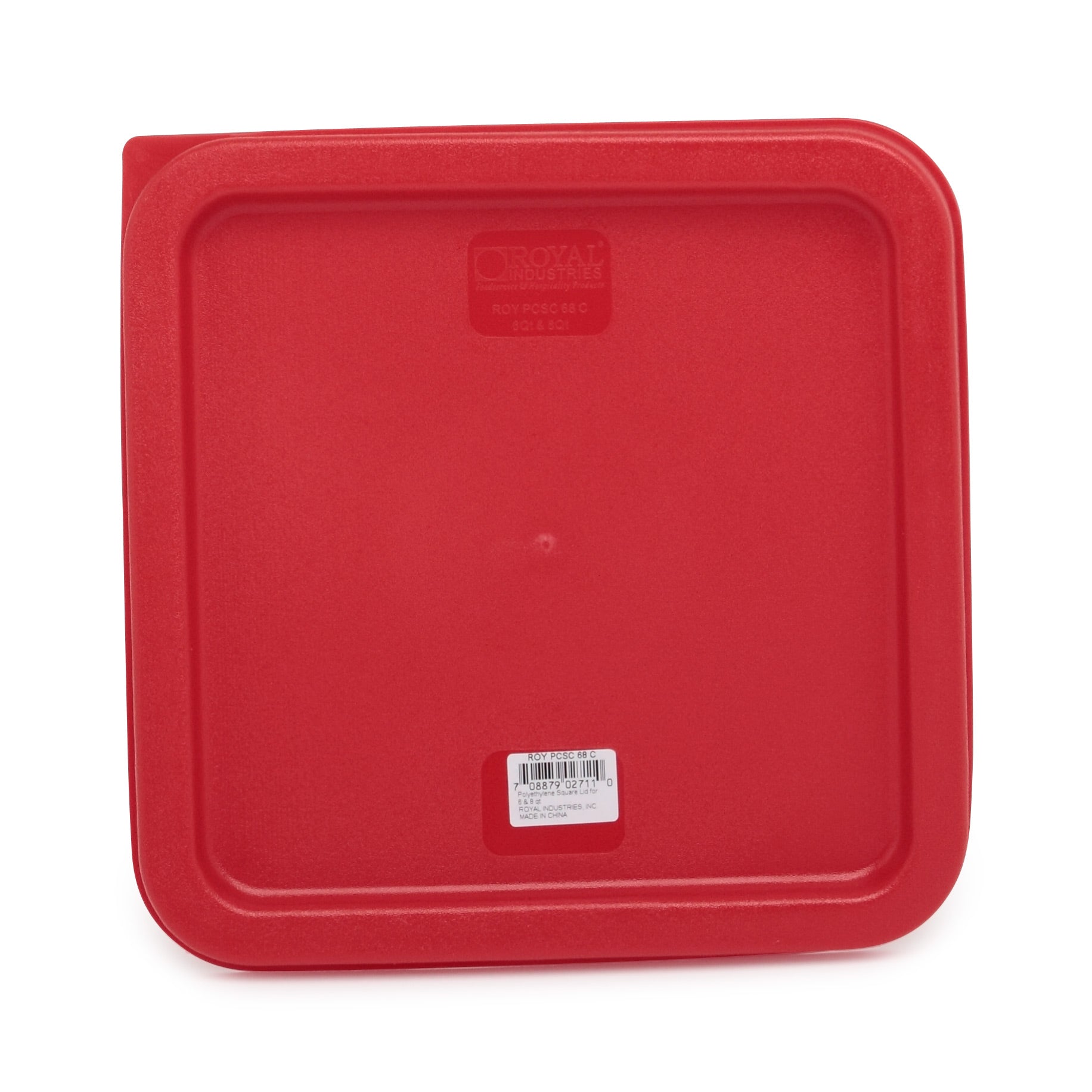 Royal Industries Polyethylene Square Lids