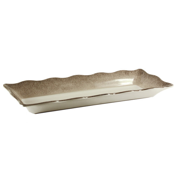 Thunder Group SD3318J Jazz 17 1/2" x6 3/4" Rectangular Melamine Tray