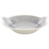 Thunder Group Gray Melamine Bowl with Ivory Edge and Handles, Graham