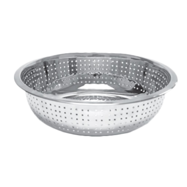 Thunder Group Chinese Colanders With 2.0mm Holes, Stainless Steel