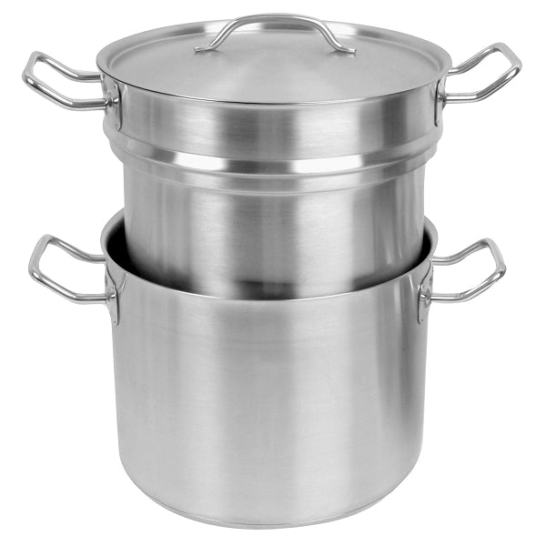 Thunder Group SLDB020 20-Quart Heavy-Duty Stainless Steel Double Boiler (3 PCS SET)