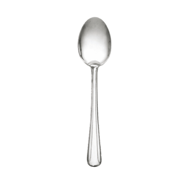 Thunder Group Domilion SLDO104 Heavy Dessert Spoon, Stainless Steel - 12/Pack