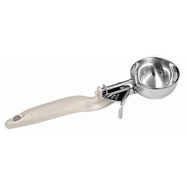 Thunder Group SLDS010L Lever Disher #10 Ivory Ergo Handle, 3 1/4 oz.