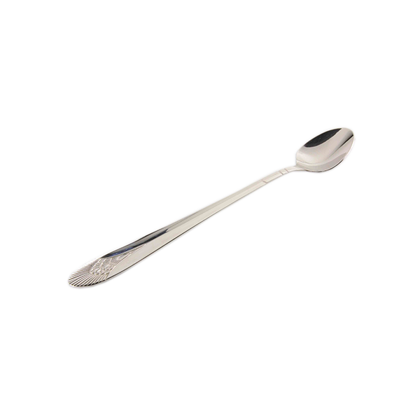 Thunder Group SLEL205 Elizabeth Iced Teaspoon, Stainless Steel - 12/Pack