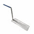 Thunder Group SLFBP014 Blue Handle Nickel Plated Fry Basket Press, 5 3/4" x 14 1/2"