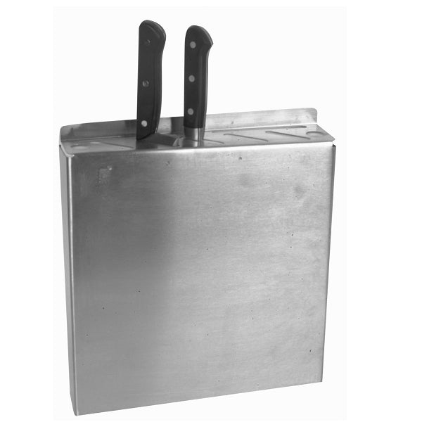 Thunder Group SLKR012 Table Mounted Stainless Steel Knife Rack