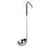 Thunder Group SLOL206 6 oz. One Piece Color Coded Ladle, Black Handle