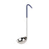 Thunder Group SLOL207 8 oz. One Piece Color Coded Ladle, Blue Handle