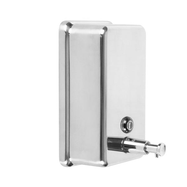 Thunder Group SLSD040V Stainless Steel 40 oz. Vertical Rectangular Soap Dispenser