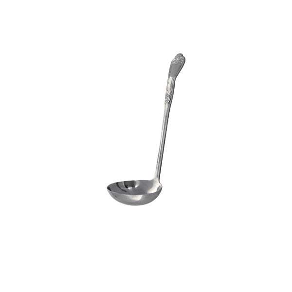 Thunder Group SLSL003 Stainless Steel Sunflower Pattern Gravy Ladle, 2 oz.