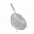 Thunder Group Medium Single Mesh Strainer with Flat Wooden Handle