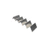 Thunder Group SLTR045F 4-5 Compartment Stainless Steel Taco Holder - 12/Pack