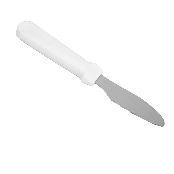 Thunder Group SLWS004P Sandwich Spreader with White Plastic Handle