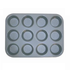 Thunder Group SLKMP012 12 Cup Muffin Pan - Non Stick (0.4M/M), 3.5 oz. Each Cup