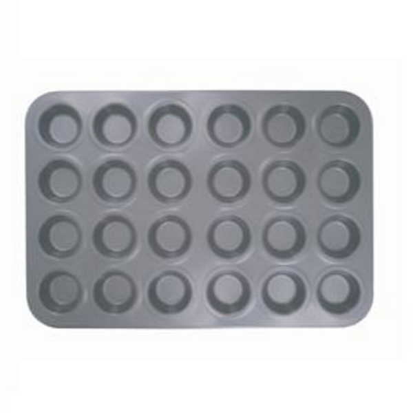 Thunder Group SLKMP124 24 Cup Muffin Pan - Non Stick - Small Cup (0.4M/M), 1.5 oz. Each Cup