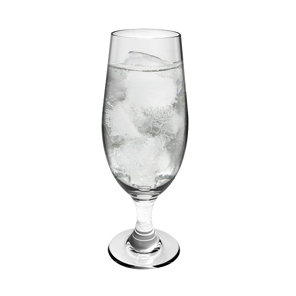 Thunder Group PLTHGL020C Heavy Base 20 oz. Polycarbonate Goblet